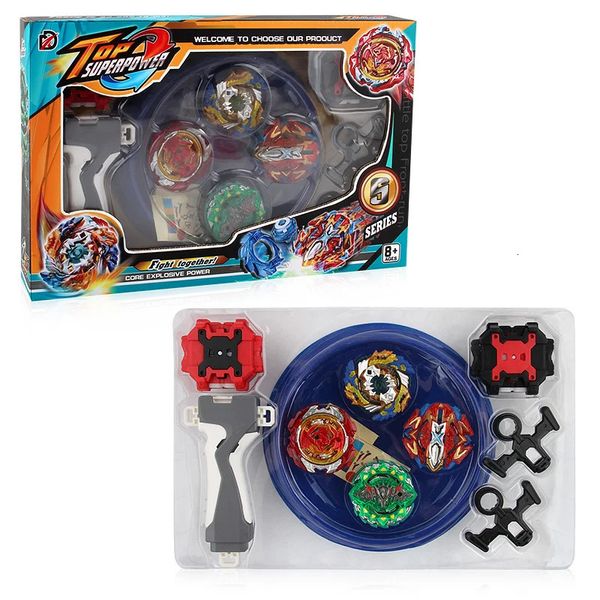 4D Beyblades Beyblade Burst XD168-11 Burst Gyro Toy B122 Battle Arena 4 em 1 Battle Gyro Set Beyblade Launcher Beyblade Stadium 231215