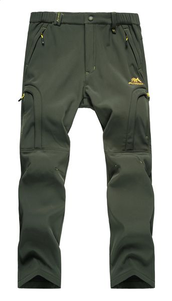 Мужские брюки, мужские водонепроницаемые походные брюки, уличные лыжные брюки с флисовой подкладкой, зимние софтшелловые брюки для сноуборда 231214