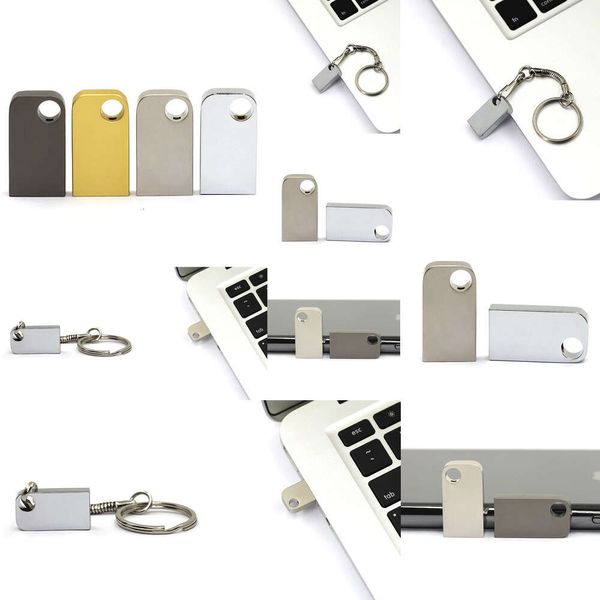 NEUE LAPTOP -ADAPTERS LABERS NEU SUPER MINI MINI Metal USB Flash Drive 4G 8G 16G Pen -Laufwerk 32 GB Hochgeschwindigkeitsspeicher Stick U -Festplattenauto -MOTTED U DISK 2.0