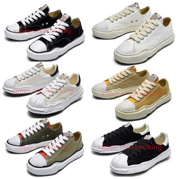 Designer Mmy Dissoing Scarpe Sneaker Sneaker Sneaker Allenatore in pelle Mihara Yasuhiroe Wenle Spessa scarpa da tavolo da papà con sola con sola