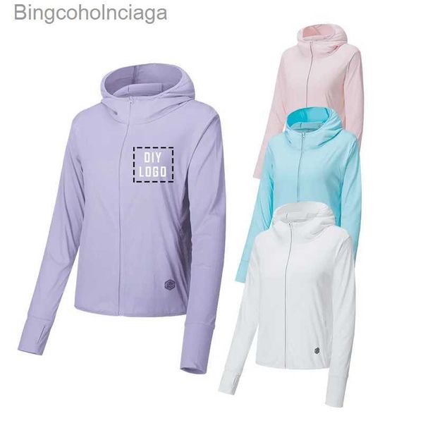 Outros Vestuário personalizado Verão UV Sunsn Jaqueta Unissex Ciclismo Pesca Jaqueta Esporte Ao Ar Livre Proteção Solar Hoodie Camisas Roupas IceL231215