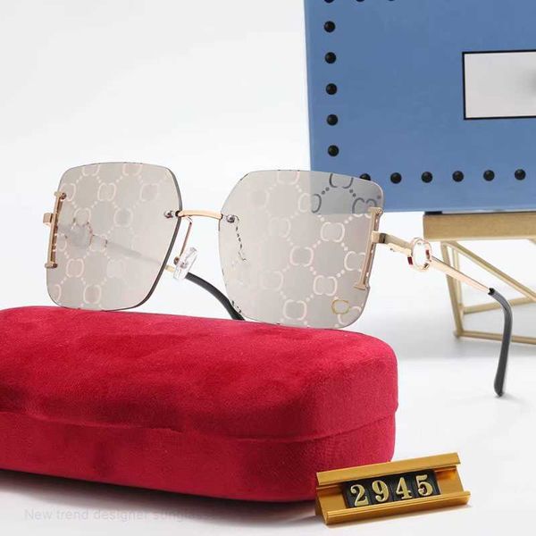 Nova tendência designer óculos de sol feminino marca de moda cor misturada design senhoras óculos de sol retro clássico masculino fábrica atacado. Pano