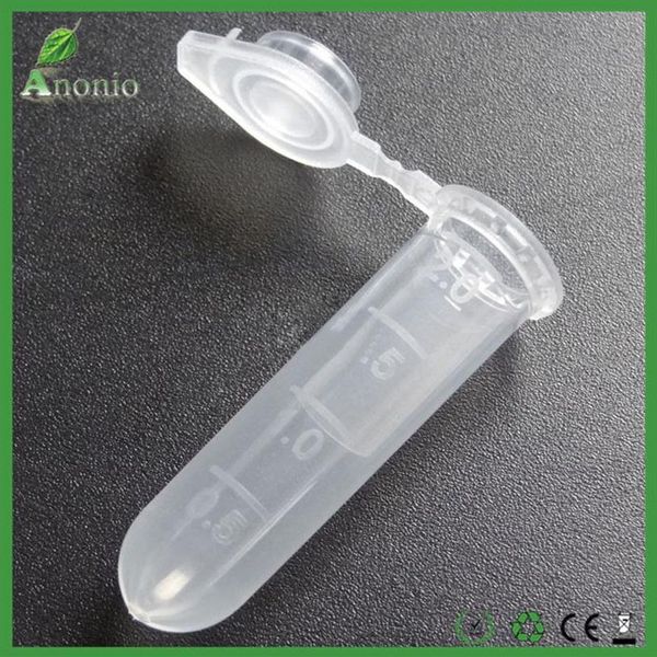 Tubo de microcentrífuga para graduação, 500 peças, 2ml, 1,5ml, 0,5ml, volume, para consumíveis de laboratório, garrafas plásticas com cap264k