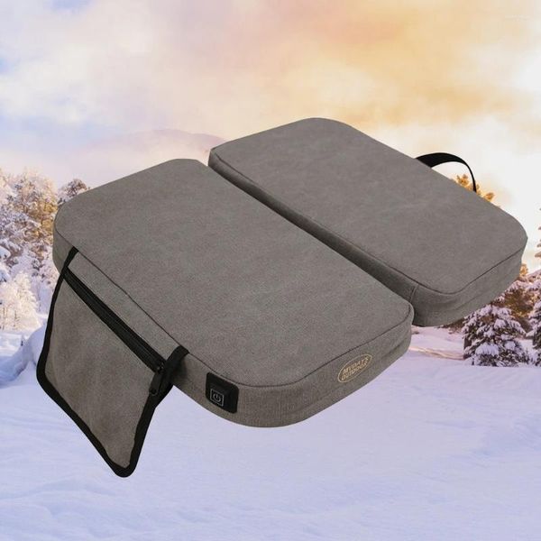 Tapetes aquecidos assentos de estádio almofada dobrável antiderrapante 3 níveis de assento de calor almofada de cadeira ao ar livre para parque sentado barco