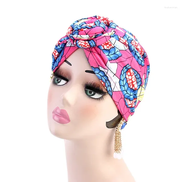 12 teile/los Afrikanische Muster Frauen Headwrap Bandana Kopfbedeckung Damen Mehrfarbige Haar Schal Gedruckt Knoten Vortex Turban Milch Seide Hut