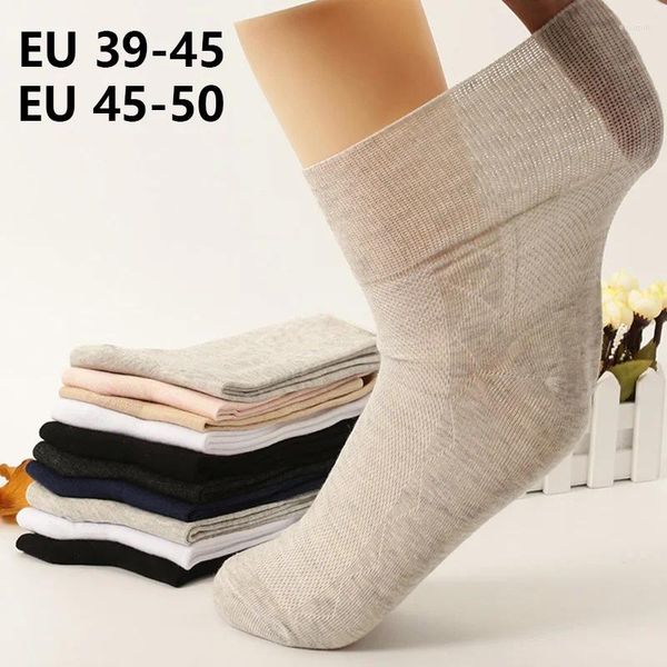 Herrensocken 5 Paar Herren Mesh Large Plus Big Size 48 49 50 All-Match Casual Business Anti-Geruch Diabetiker verhindern Krampfadern