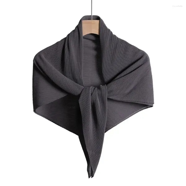 Sciarpe Quadrate Sciarpa Hijab Musulmana 100/100 cm Foulard antirughe di alta qualità Donna Scialli islamici Avvolge Protezione solare Pianura