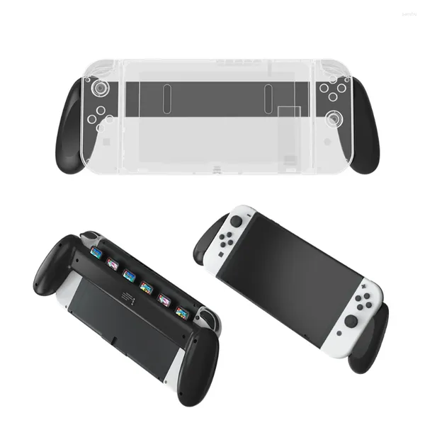 Controladores de jogo Fit Hand Grip Stand Holder Switch OLED para console Joypad Cover Bracket
