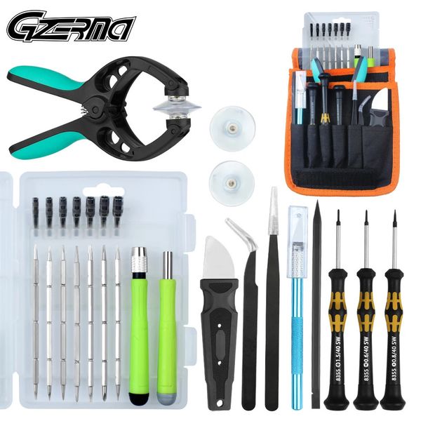 Schraubendreher GZERMA Electronics Laptop Handy-Reparatur-Werkzeug-Set mit tragbarer Tasche Schraubendreher-Set für iPad Tablet 231215