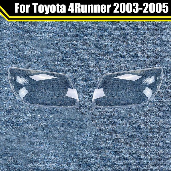 Capa de vidro para lente de farol de carro, para toyota 4runner 2003 2004 2005, abajur transparente, capa de lâmpada de luz automática