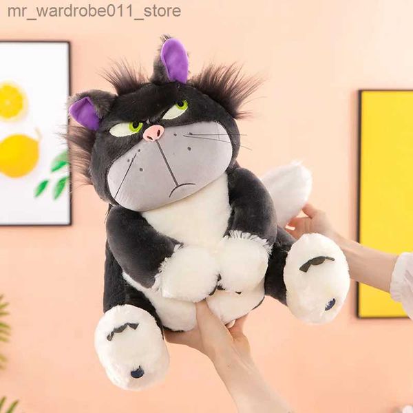 Peluş bebekler lucifer peluş karikatür sevimli çirkin kedi bebek Tokyo'da oturan peluş bebek Cinderella meslektaşları kürk bebek çocuk hediyeleri q231215