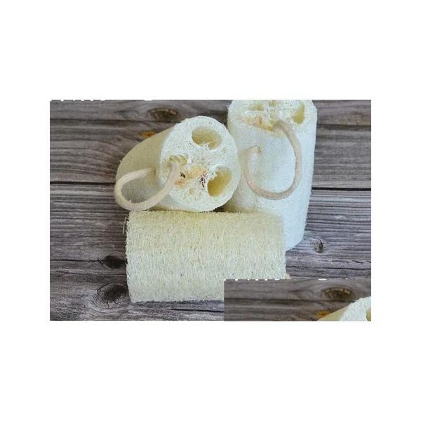 Escovas de banho Esponjas Purificadores Natural Loofah Luffa Esponja com para o corpo remover a pele morta e ferramenta de cozinha Suprimentos de limpeza Dhecx