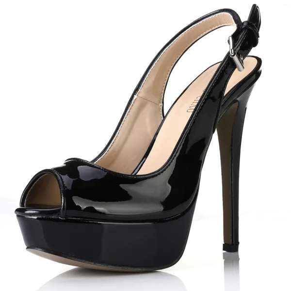 Elbise ayakkabıları chmile chau gümüş parıltı seksi parti ayakkabı kadınlar peep toe stiletto yüksek topuk slingback platformu bayan pompalar zapatos mujer 3463b-v