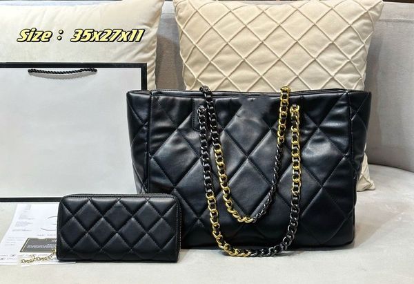 2023 Saco de moda Designer Bag Luxurys Tote Bolsas Mulheres Bolsas Tote Clutch Flap Chain Bag Plaid Flap Famoso Mini Travel Crossbody Bag Verão Bolsa de Ombro