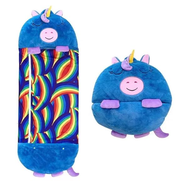 Sacos de dormir Crianças Dos Desenhos Animados Sacos de Dormir Crianças Animal Saco de Dormir Boneca de Pelúcia Travesseiro Lazy Sleepsacks para Meninos Meninas Aniversário Presente de Natal 231215