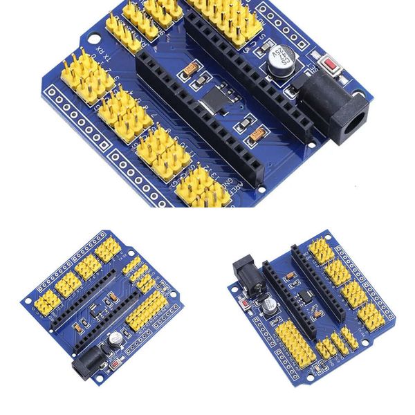 Novos adaptadores para laptop, carregadores Arduino Nano V3.0, controlador de driver com o bootloader compatível com Atmega328P Ch340 Nano Mini USB RF cabo de placa de expansão