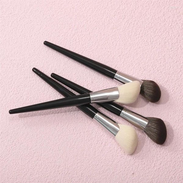 Make-up-Pinsel, 1 Stück, abgewinkelter Konturpinsel, Gesichts-Wangen-Overall, weiches Puder, kosmetisches Schönheits-Make-up-Werkzeug