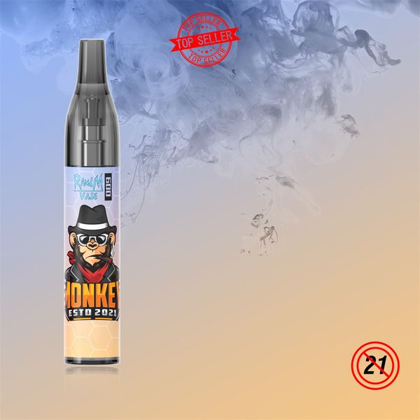 Fumot RandM Tornado E-Zigaretten-Kits Einweg-Vape 600 Züge Elektronische Zigarette 850 mAh 2 ml Gerät Extra Power E-Zigaretten 20 Geschmacksrichtungen