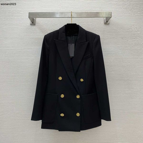 Marca casaco feminino designer casaco de manga longa jaqueta moda logotipo botão decoração blusão quente com decote em v cardigan dez 15
