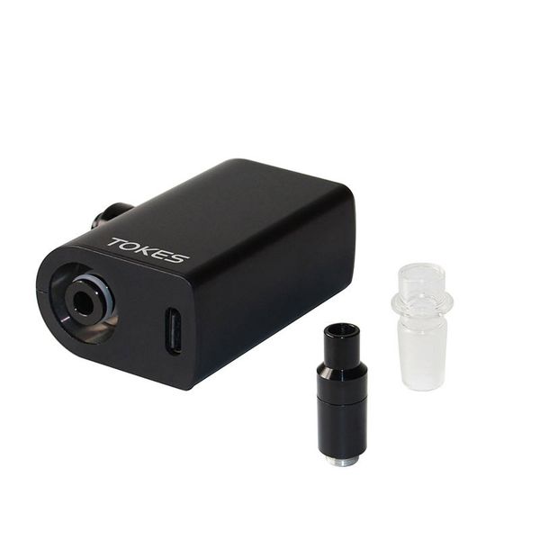 SoC Tokes Kit Enail Dab Yağ Donanları Başlangıç ​​Kiti 650mAH VV Pil Cam Adaptörü Enail Balmumu için Atomizizer Kuru Bitki Kutusu Mod Cam Borular Su Bong