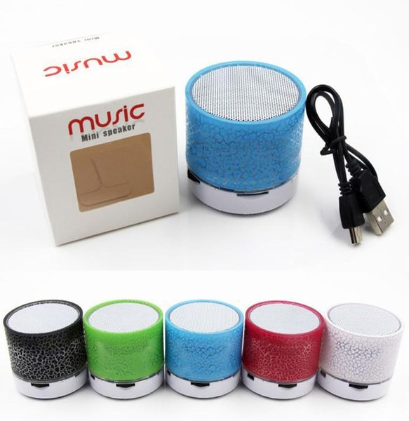 Portátil A9 LED MINI sem fio Bluetooth Speaker TF USB Music Sound Box DHL7930954