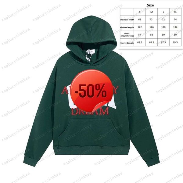 Sconto di Natale~ RHUDE Felpa con cappuccio Uomo Donna Moda uomo Lettere stampa Pullover Inverno Essentialhoody Essentialfelpe con cappuccioUomo