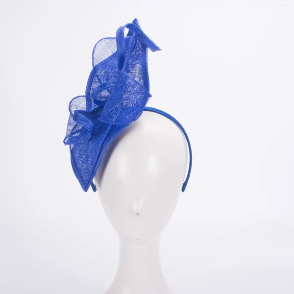 Feminino Kentucky Derby Sinamay Fascinators Casamento Igreja Chapéus de corrida Tiara T471