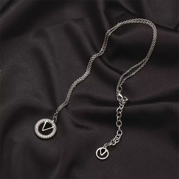 Noiva designer pulseira colares brincos banhado a prata correntes de ouro senhora pingente colar brinco de luxo carta sênior pulseiras de strass satisfeito zb094