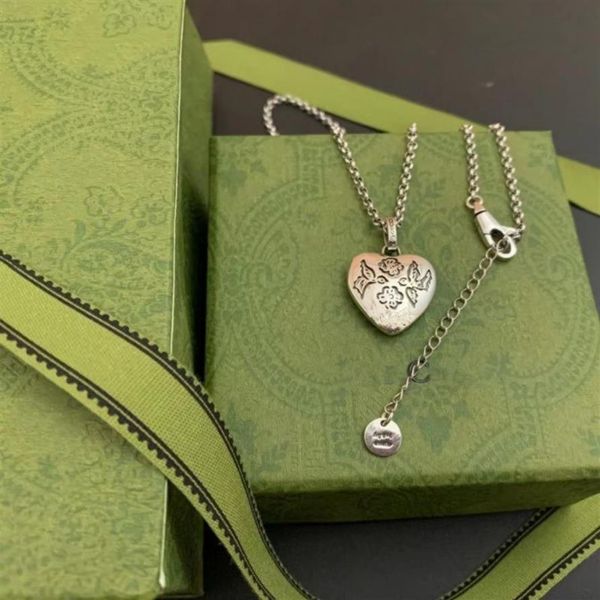 Gioielli in argento 925 di design italiano di alta qualità ciechi per collana con ciondolo Love da uomo e da donna a forma di cuore Tiger Pend256c