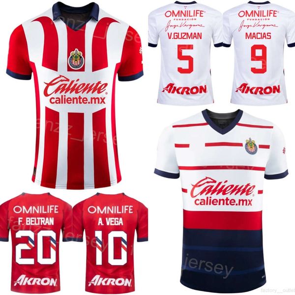 Man Chivas de Guadalajara 14 Marin Futbol Formaları 2023 24 Kulüp Takımı Beltran Padilla Gonzalez Orozco Sepulveda Mozo 25 Alvarado Guzman Calderon Futbol Gömlek Kitleri