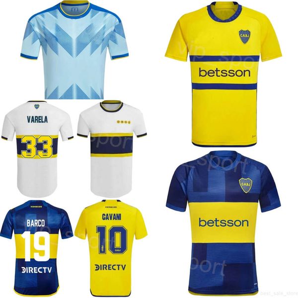 Club Futbol Boca Juniors 4 Jorge Figür Jersey 36 Cristian Medine 9 Dario Benedetto 17 Luis Advincula 16 Miguel Merentiel Futbol Gömlek Üniforması 2023 2024 Man Takımı