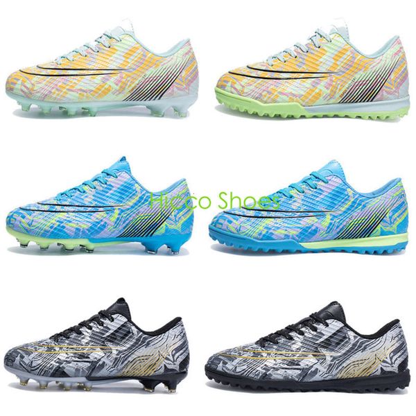 Crianças Low Top Outdoor Soccer Shoes Mulheres Homens AG TF Botas de Futebol Chuteiras para Crianças Jovens