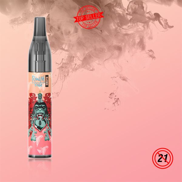 % 100 fumot randm vazo 600 puflar E sigara şarj edilebilir tek kullanımlık kit cihazı 950mAh Pil 2ml Fiyat Güvenlik Kodu Vape 26 Flavors