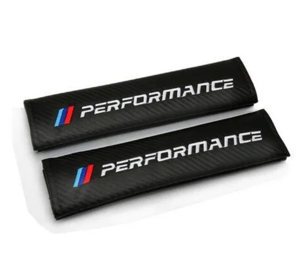 2 Pz/set NUOVO Styling Auto in fibra di carbonio Copertura Della Cintura di Sicurezza Spallina del Sedile Accessori Per BMW E93 E60 E61 F10 F30 F07 M3 M5 E63