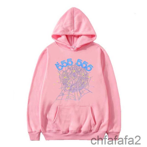 Männer Frauen Mode Pullover Red Sp5der Hoodie Young Thug 555555 Angel Hoodies Mendesigner Schuhdruck Spider Web Sweatshirts RK5X