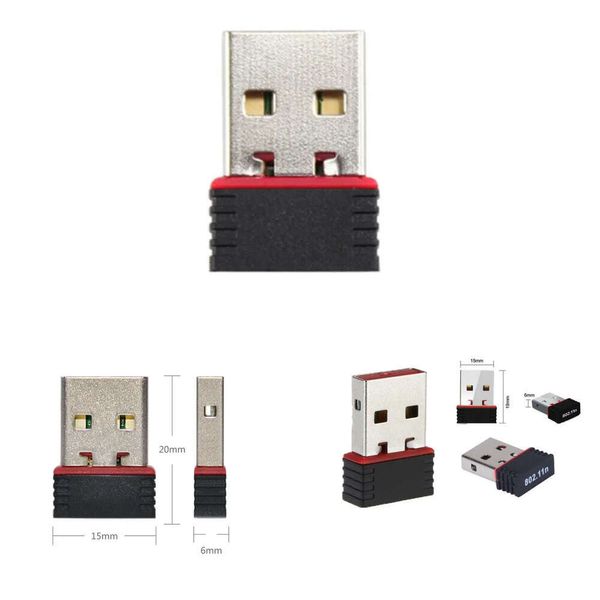 Yeni dizüstü bilgisayar adaptörleri şarj cihazları mini pc wifi adaptörü 150m usb wifi anten kablosuz bilgisayar ağ kartı 802.11n/g/b taşınabilir usb wifi alıcıları adaptörü