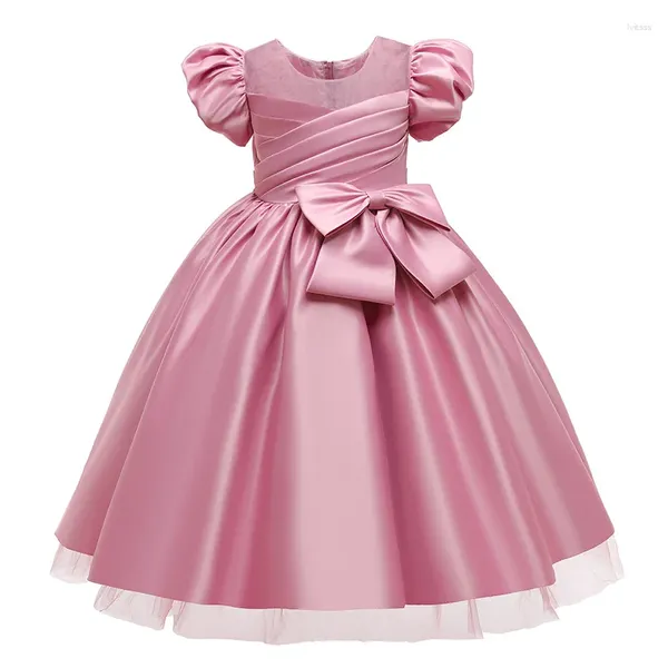 Vestidos de menina modx para meninas, vestido de princesa de casamento, vestido de baile elegante, manga bufante, festa formal, vestido de baile, adolescentes de 4 a 14 anos, fantasias