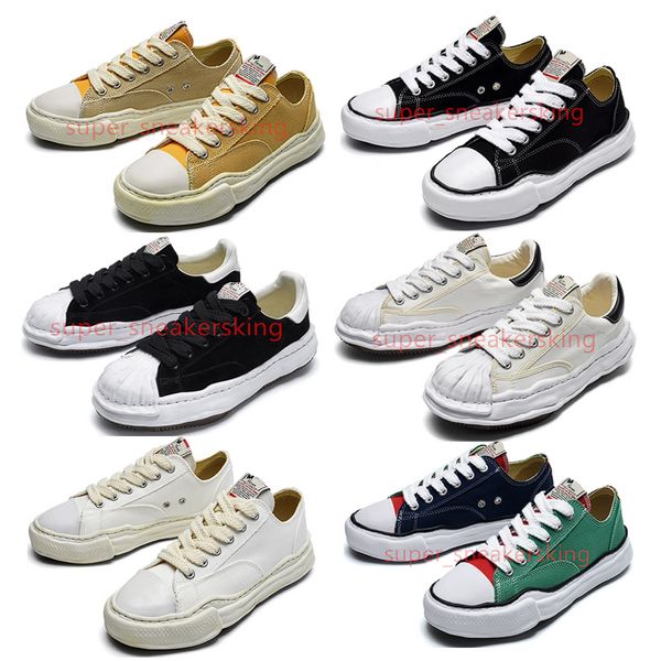 MMY Dissolving Sneakers Herren Damen Plateau Sneaker Leder Trainer Mihara Yasuhiroe Wenle Dickbesohlte Liebhaber Papa Sport Casual Board Schuhe Größe 35-45 Mit Box