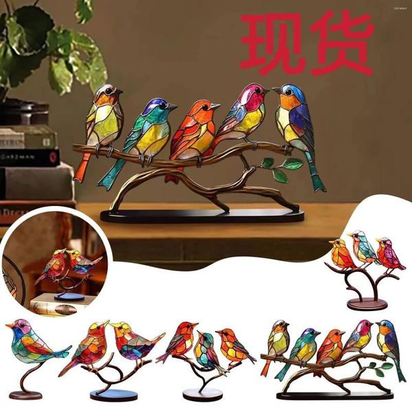 Bolsas de jóias série pássaro liga ornamentos decoração para casa cura artesanato agradável