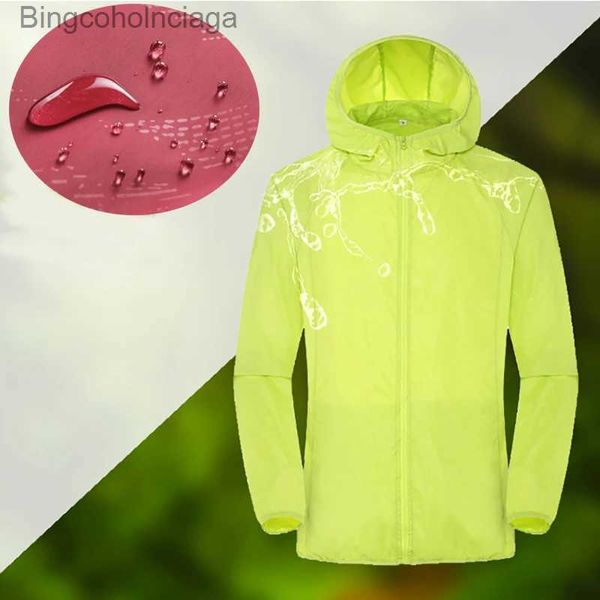 Outros Vestuário C2 Casaco de chuva Camping Roupas de chuva Terno seco Calças À prova d'água Sol Proteção contra água Corta-vento de pele com jaqueta de bolso Masculino / feminino L231215