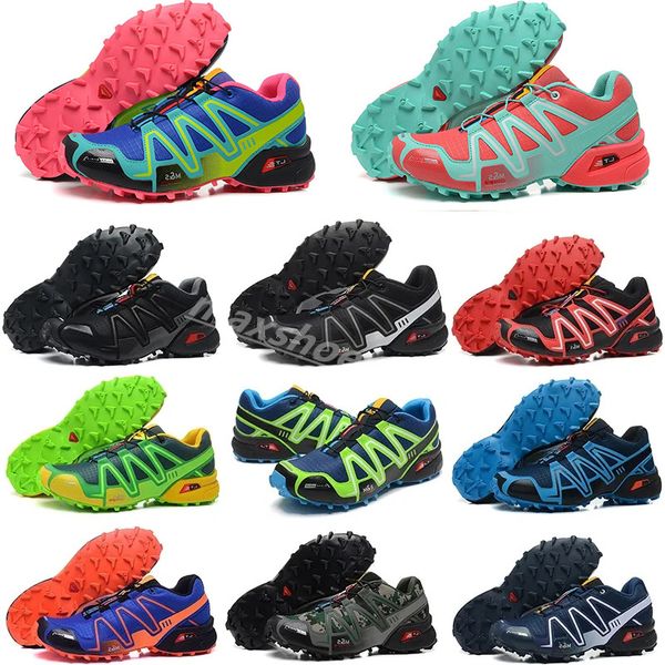 Designers Sapato Esportivo Speed Cross 3 Running Shoes Mens Treinadores SpeedCross 3s Sports Luxurys Sneakers Outdoor Womens 36-48 M15