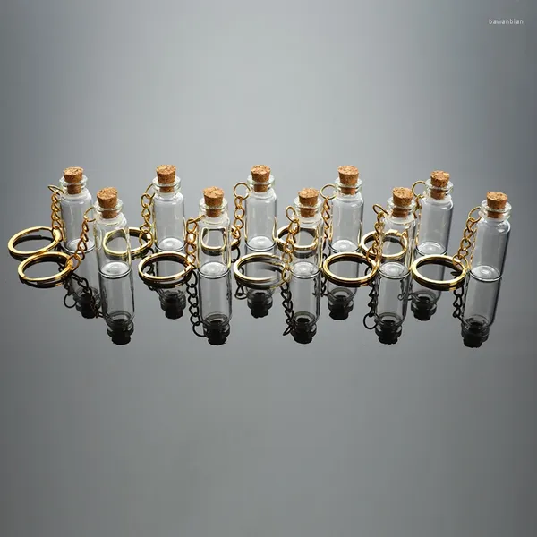 Bottiglie di stoccaggio 5 pezzi piccole mini trasparenti con ornamenti in sughero bottiglia di vetro contenitore fai da te barattoli dei desideri decorazione fiale per messaggi di nozze