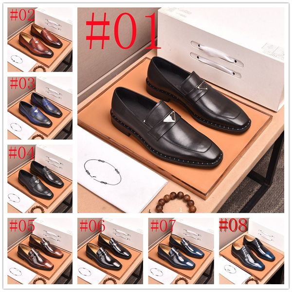 15Model Semi-formelle Leder-Designer-formelle Schuhe für Herren, Quaste, lässige Brogue-Wohnungen, geschnitzt, England, Herren-Kleiderschuhe, Herren-Müßiggänger, Zapatos Hombre