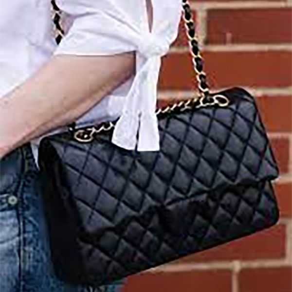 Acessórios do bebê menina e mulheres médio clássico designer bolsas 30cm qualidade superior luxo dupe saco cópias 1 1 com caixa de couro um ombro sacos