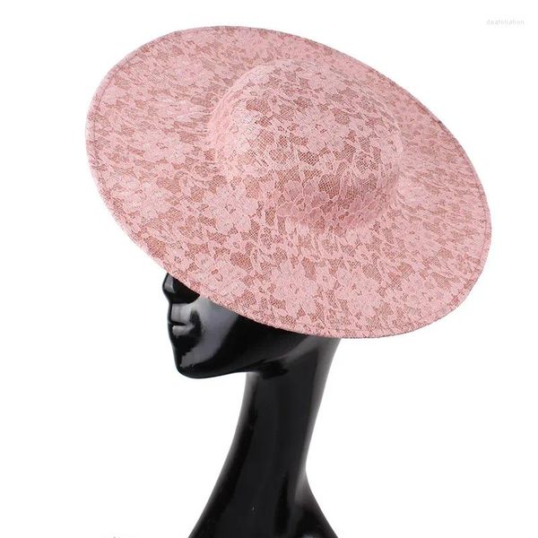 Sinamay 30 cm Round Affastor Hat Women Accessori per capelli fai -da -te Milinery Saucer Materia