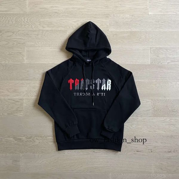 Trapstar Erkek Sweatshirts Tuzak Markası Londra Büyük Boyutu Hoodies Erkek Kadın Yüksek Kaliteli Havlu Nakış Yıldız Sakulakları Polar Point 577 897 248