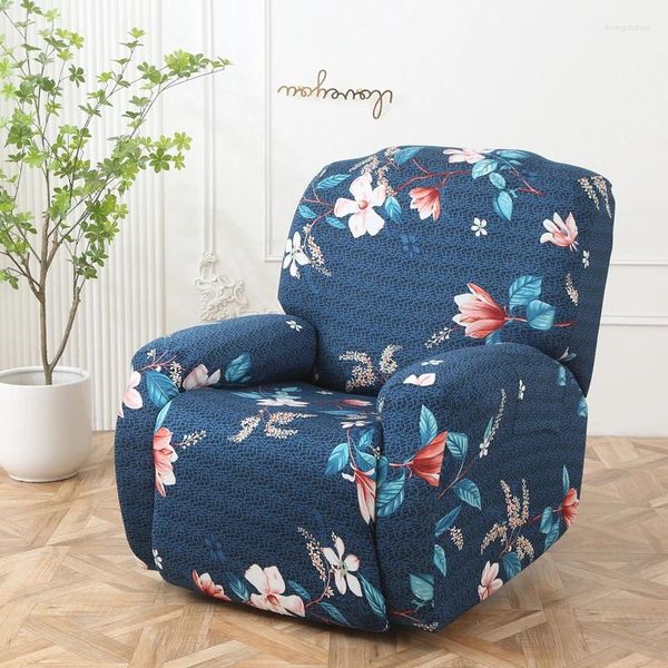 Sandalye kapakları nordic geometrik recliner kanepe elastik çiçek tek koltuklu slipcovers tembel çocuk dinlenmek slipcover