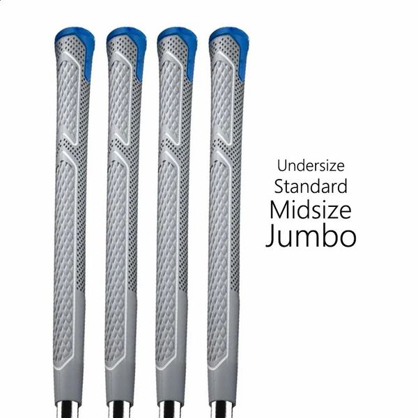 Manopole per mazze 13 pz/lotto Manopole per golf CP-Grip Maniglia per altalena per mazze da golf 58R 60R Sottodimensionato/Standard/Midsize/JUMBO Grigio Blu Soft Feel 231214