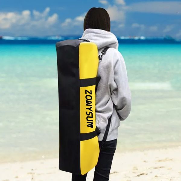 Outdoor-Taschen Tauchausrüstung Tasche Kostenlose Lange Flossen Rucksack Froschschuhe Große Kapazität Wasserdicht zum Surfen Angeln 231215
