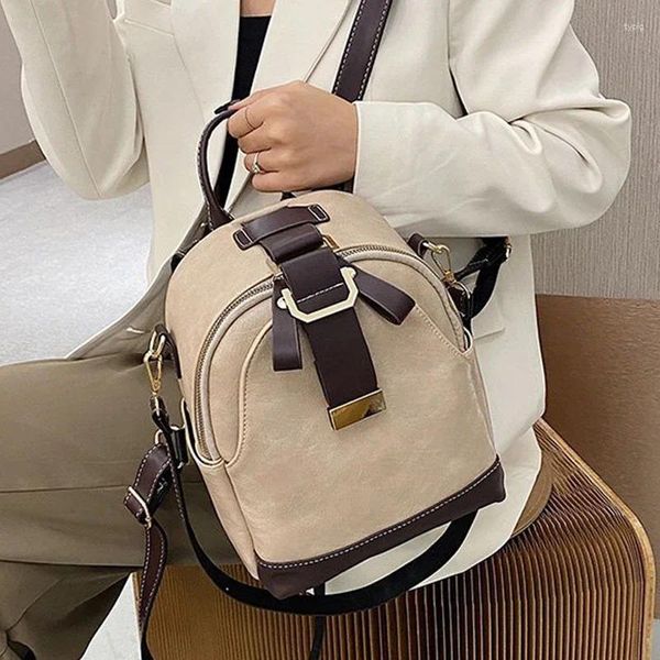 Школьные сумки, женский рюкзак, мини-портовый стиль, универсальная маленькая сумка через плечо в стиле ретро, модная Mochila Feminina